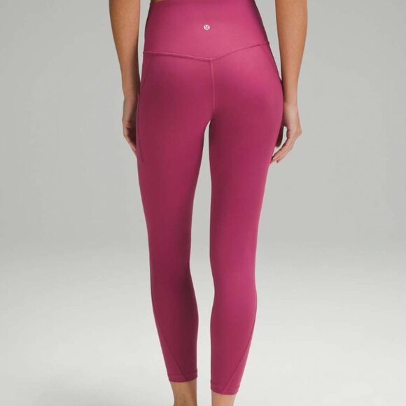 NWOT Lululemon Align High-Rise Pant with Pockets 25" Washed Mauve Size 8 - Picture 2 of 5